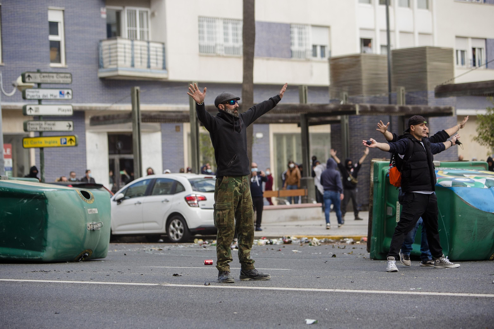 Imágenes de la manifestación por la huelga del metal