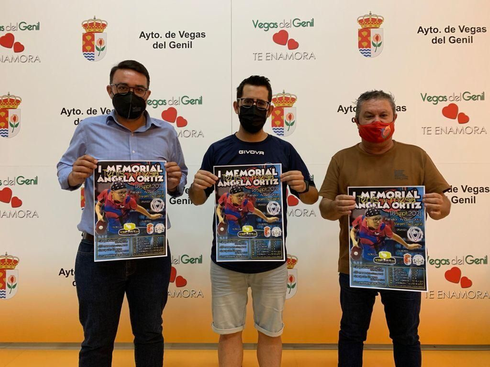 Acto de presentación en el Ayuntamiento de Vegas del Genil.