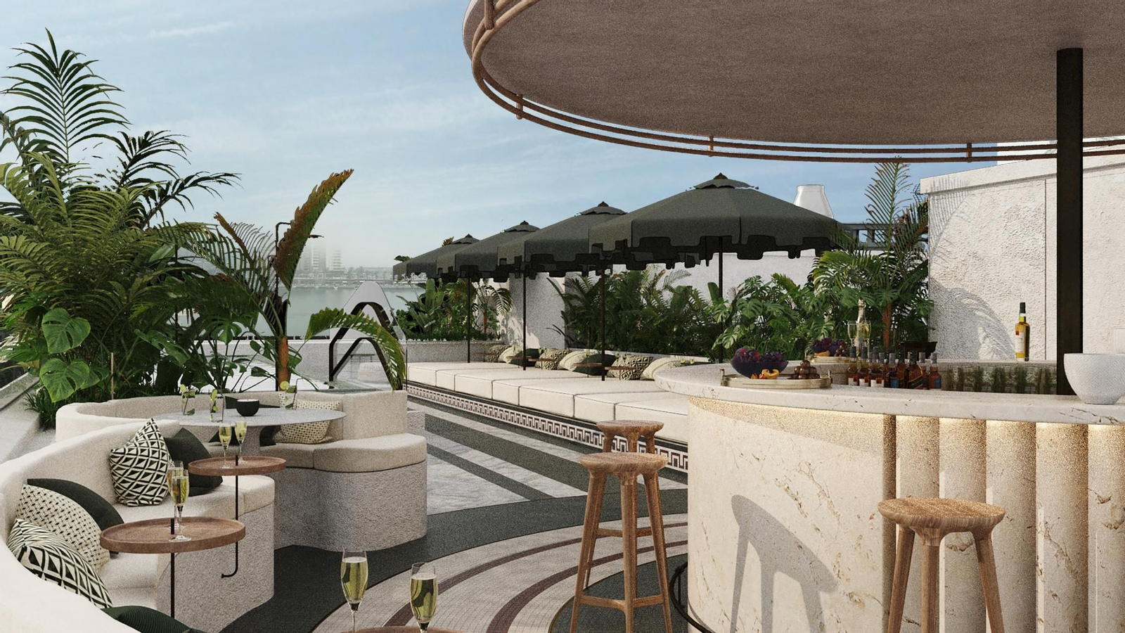 Fotos del hotel de 5 estrellas de La Equitativa, en Málaga.