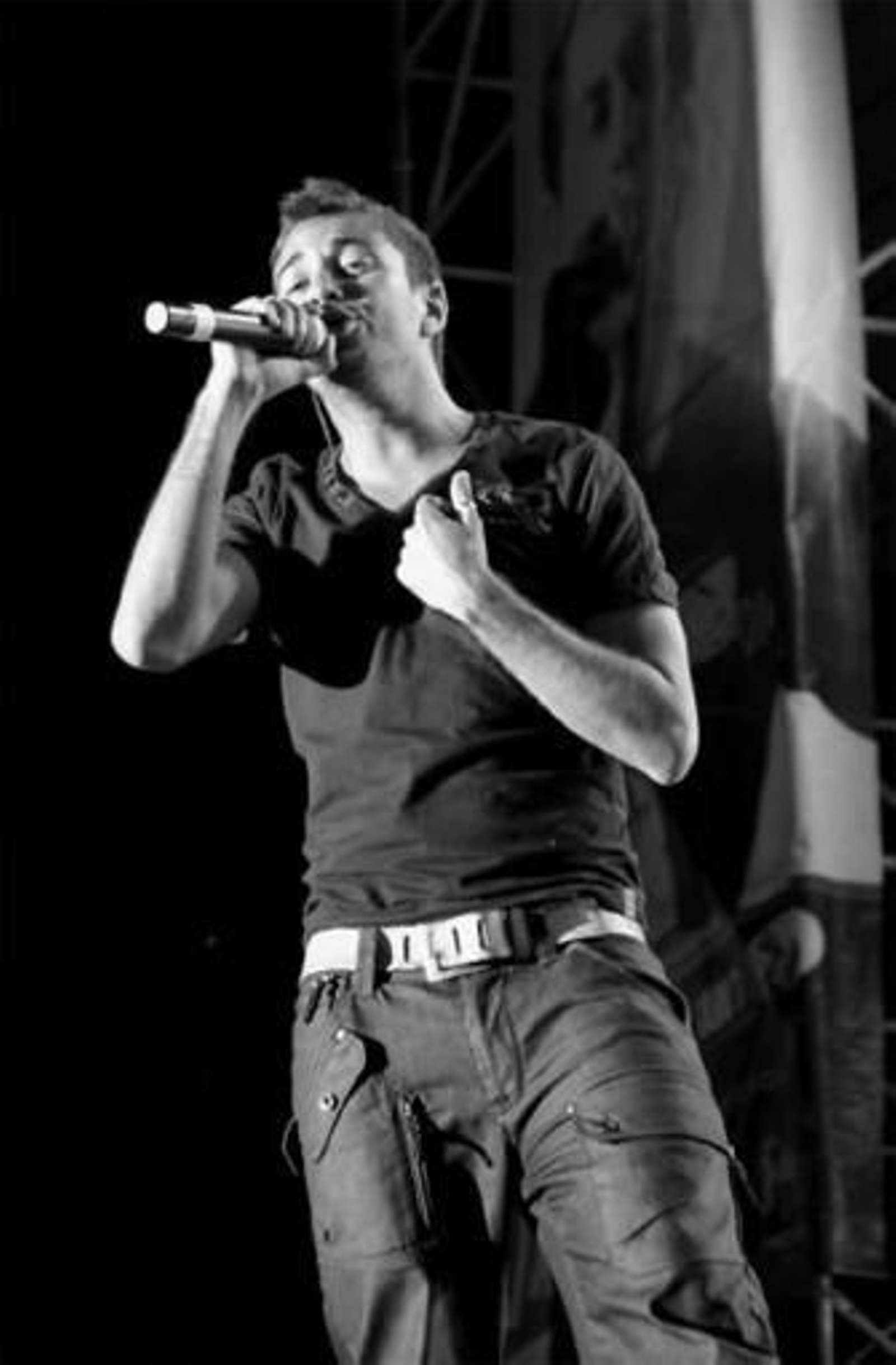 El artista hizo disfrutar al público y no defraudó a sus seguidores.