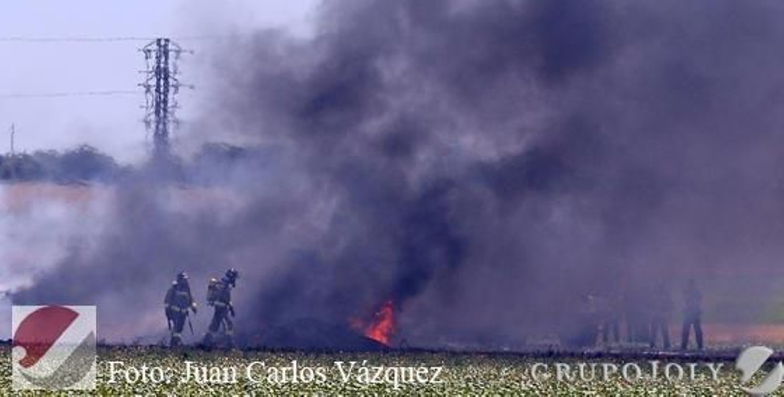 Las imágenes del accidente del A400M