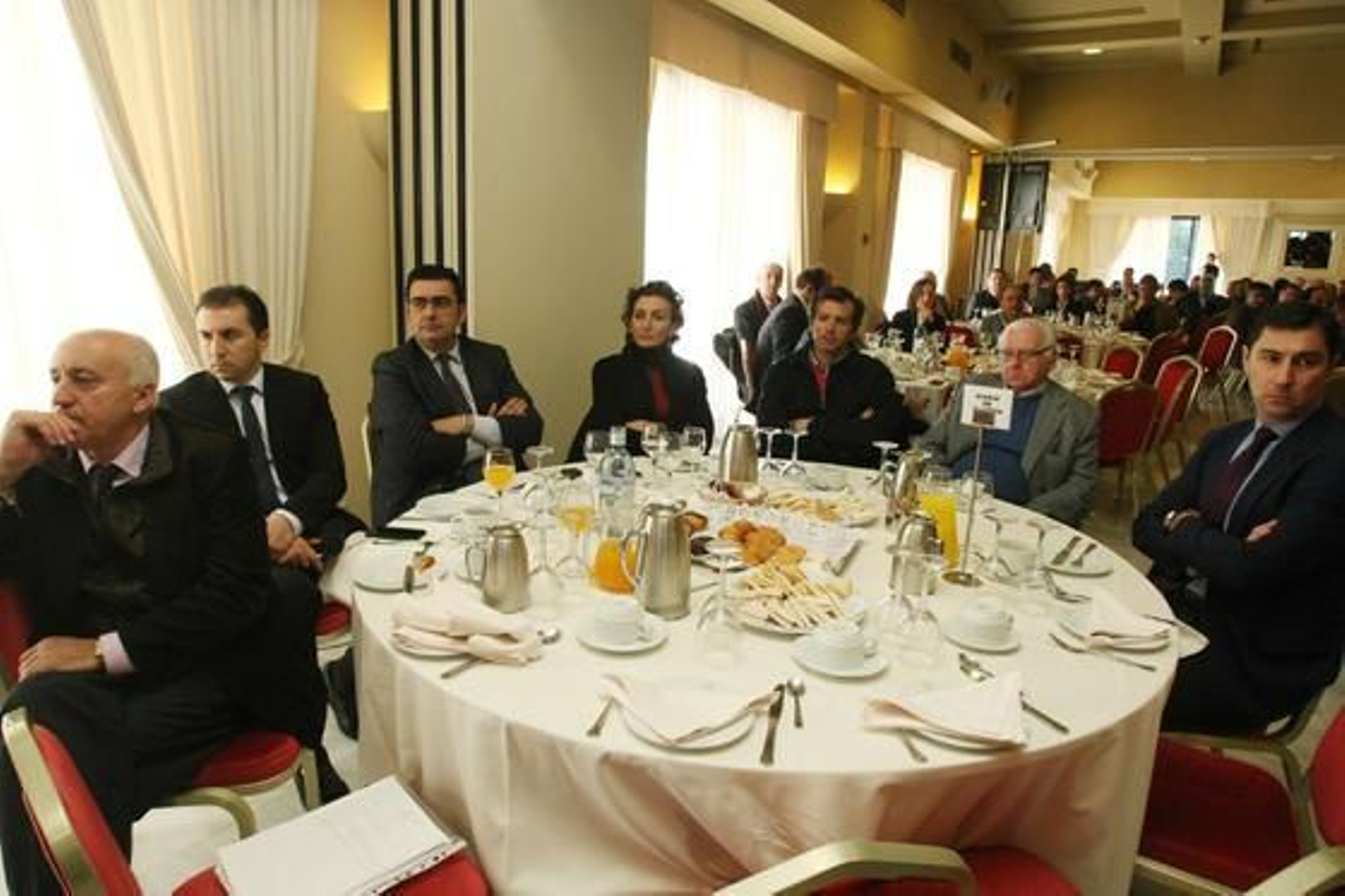 Francisco Zafra González, Francisco Zafra Cano, Jesús Otero, Carmen Romero, Pablo Menjibar, Juan Menjibar, José Ignacio Pineda.

Foto: Paco Guerrero