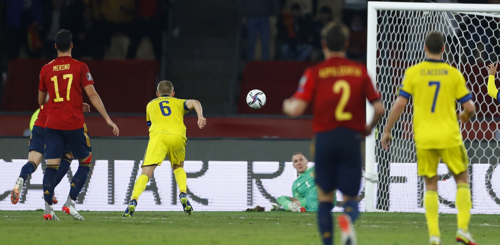 Las imágenes del España-Suecia