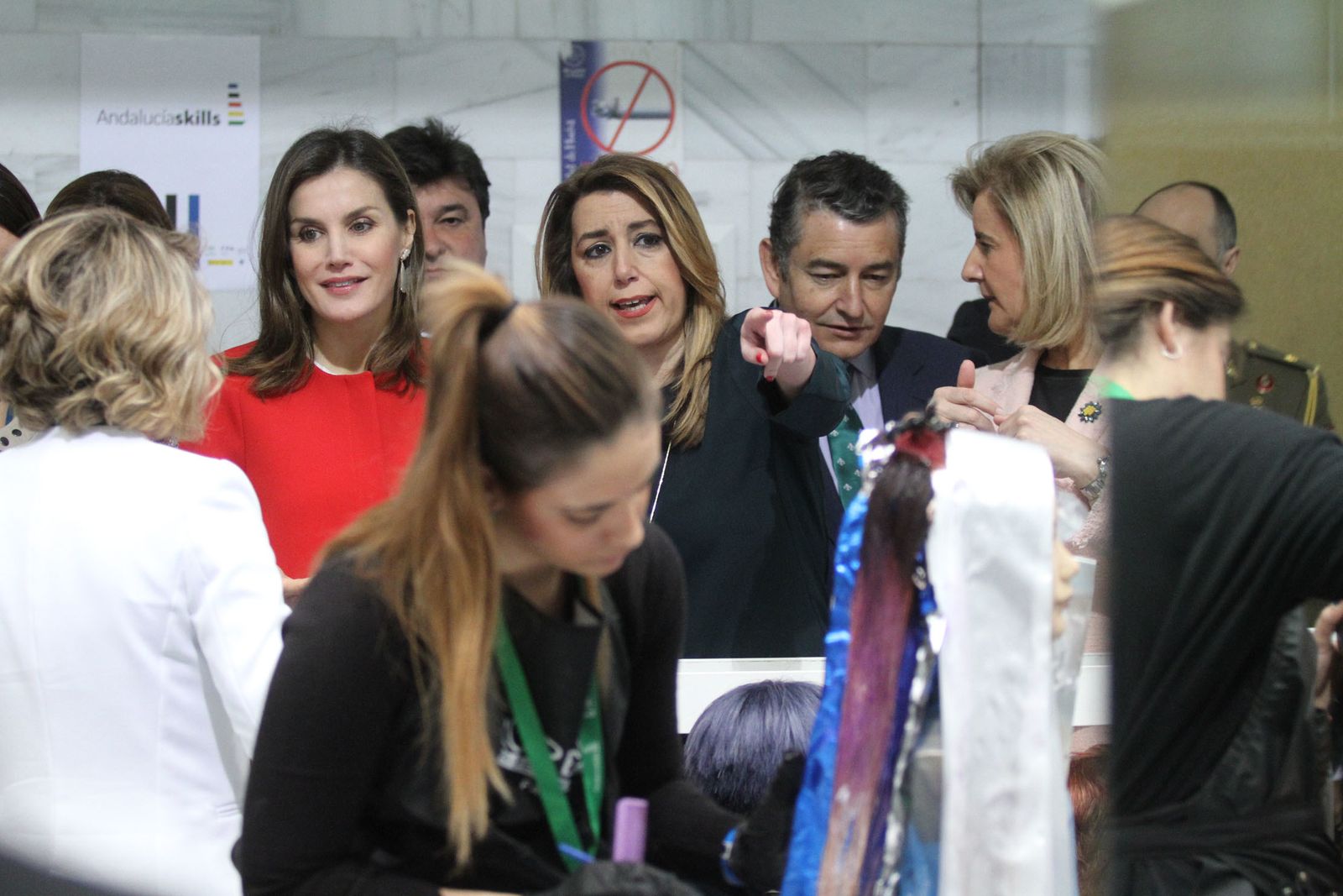 Imágenes de la visita de la reina Letizia a Huelva