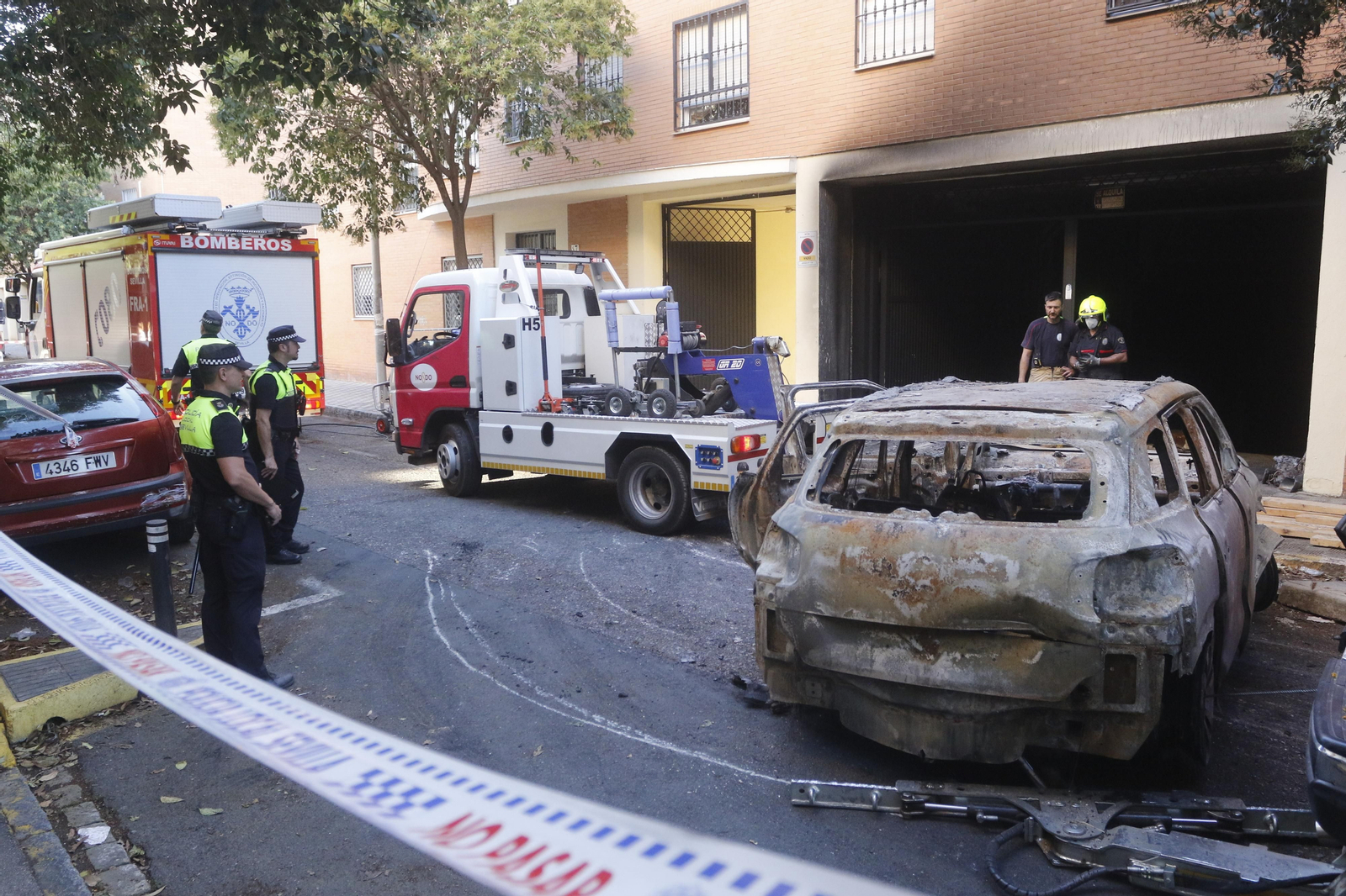 Incendio en Pino Montano