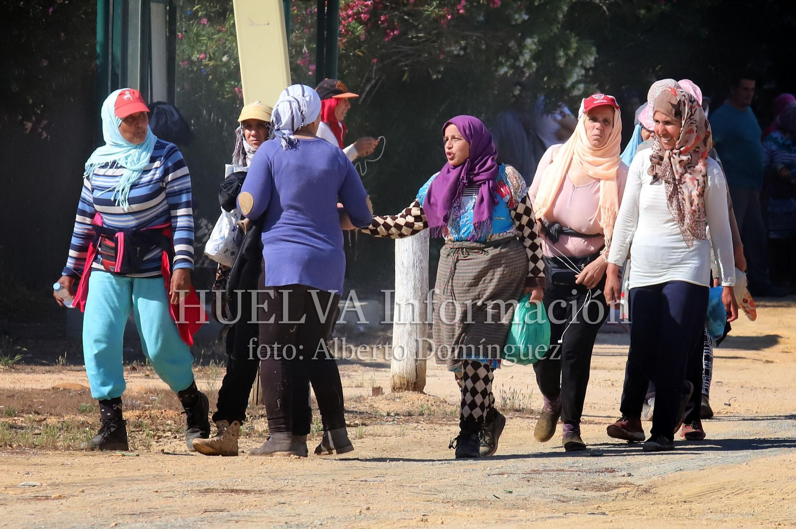 Imágenes del incendio en Doñana