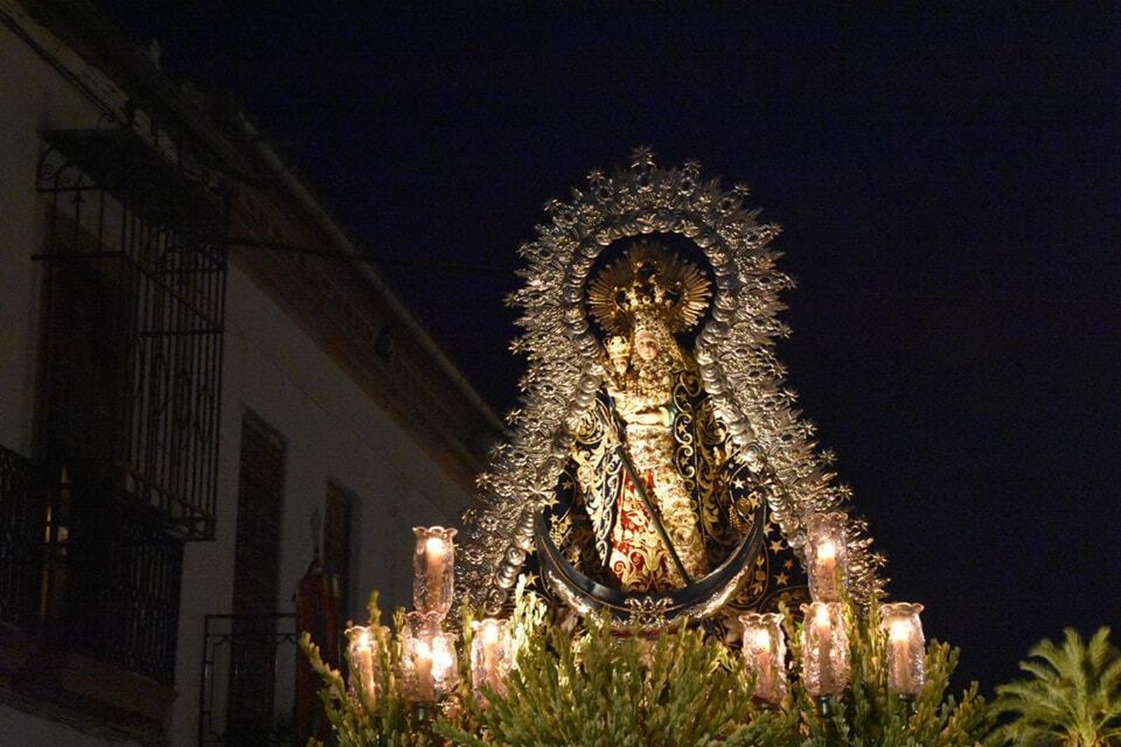 La procesión de la Virgen de la Estrella en Villa del Río, en imágenes