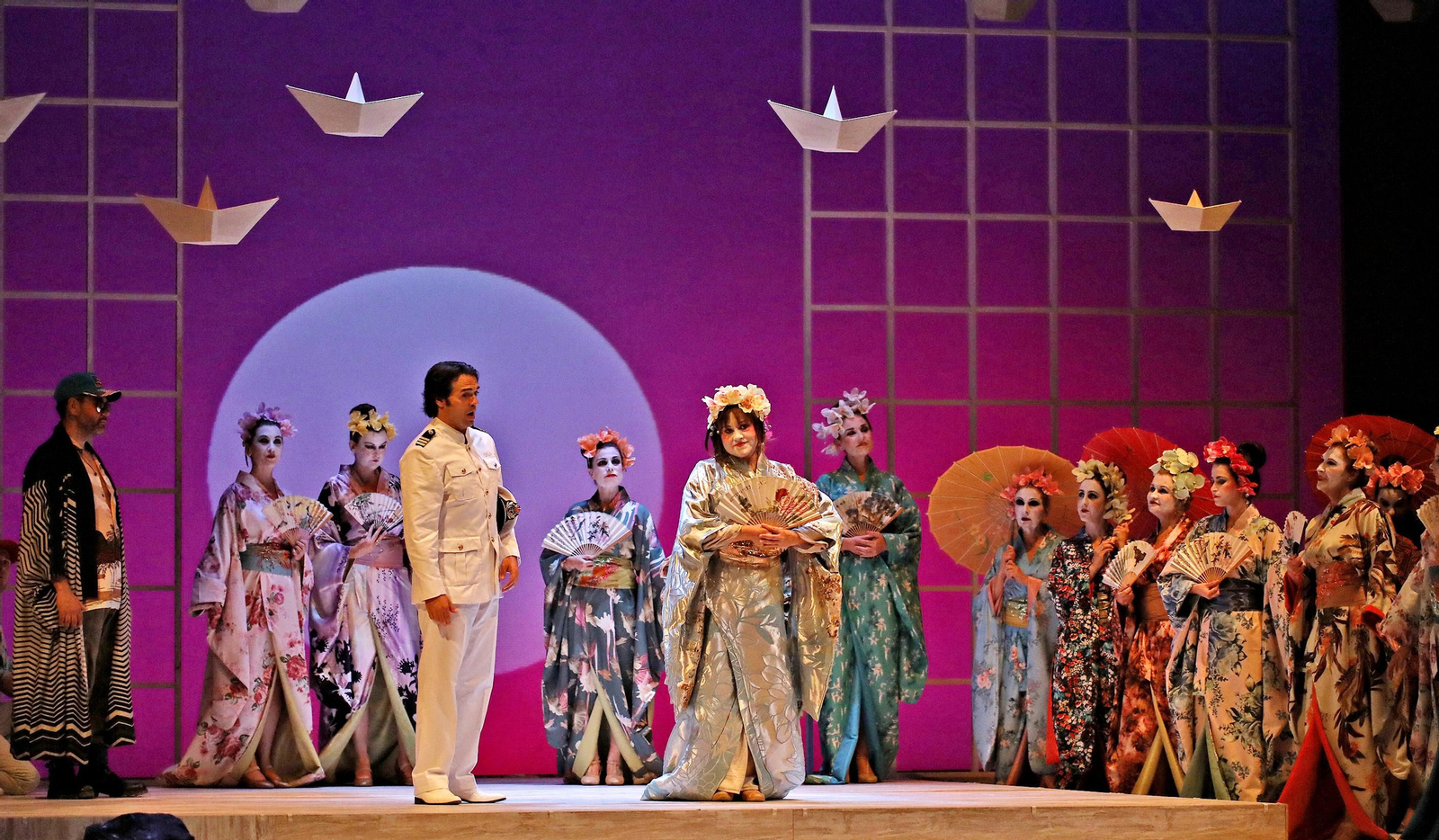 Imágenes de la ópera Madama Butterfly  con la jerezana Maribel Ortega como protagonista