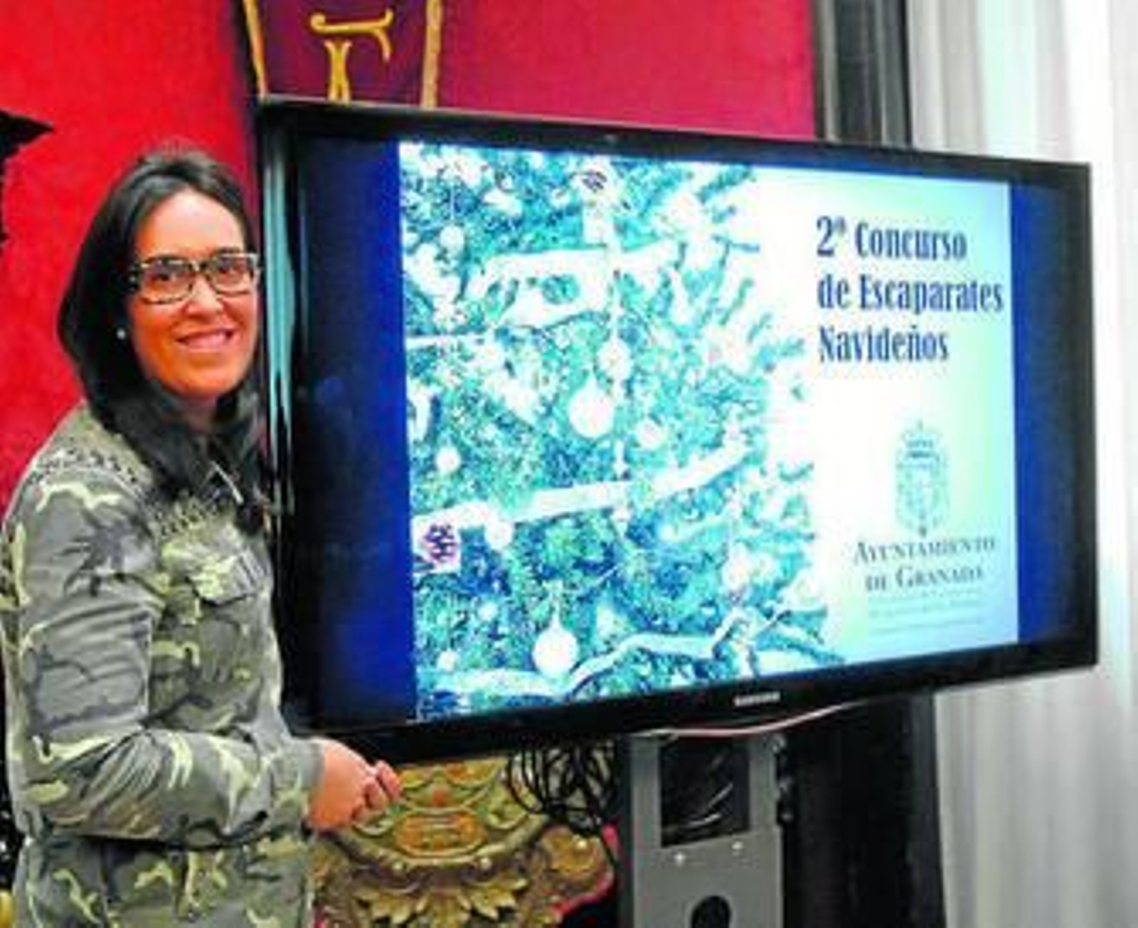 María Francés, durante la presentación de la campaña.