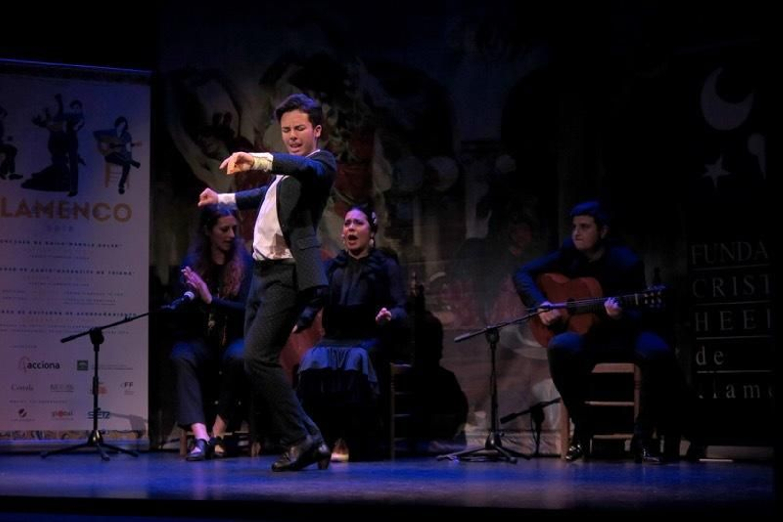 El joven bailaor de Trebujena, Juan Tomás de la Molía.