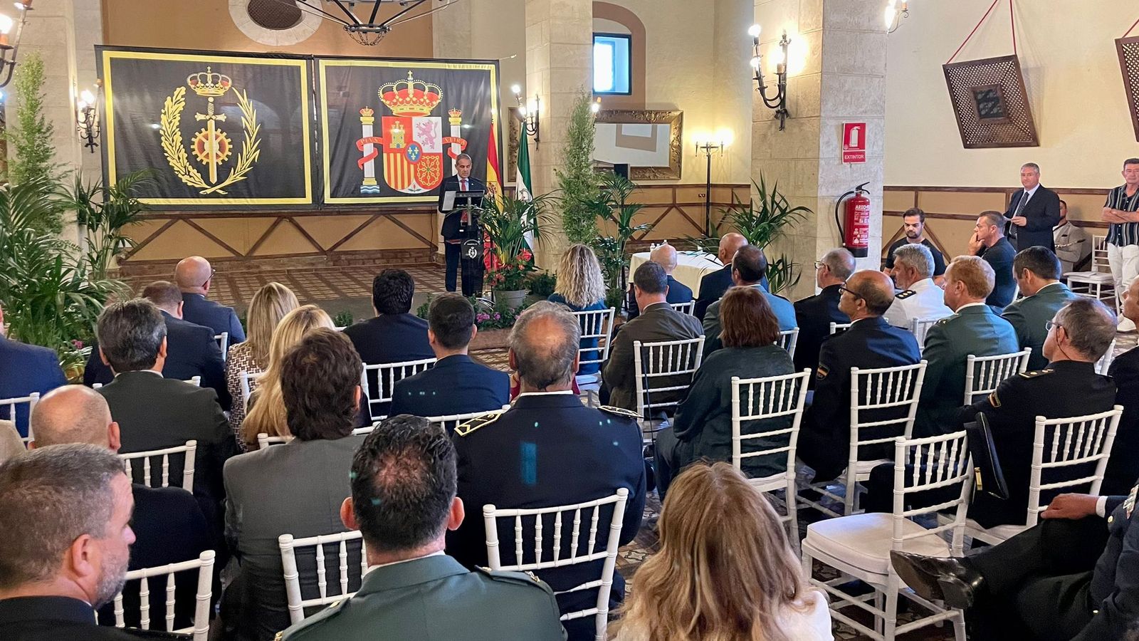 Otra imagen del acto celebrado en las bodegas El Cortijo.