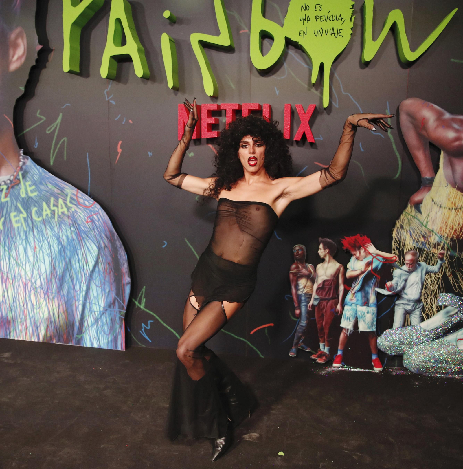 Samantha Hudson, la animadora de la fiesta de 'Rainbow'