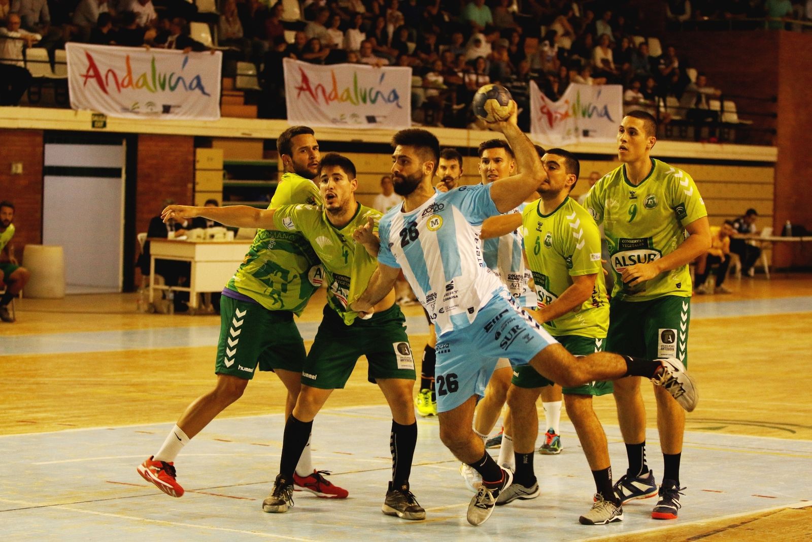 Imagen del derbi malagueño.