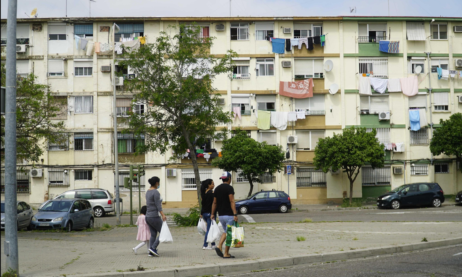 Bloques de viviendas en el barrio de Las Cadelarias, de la capital.