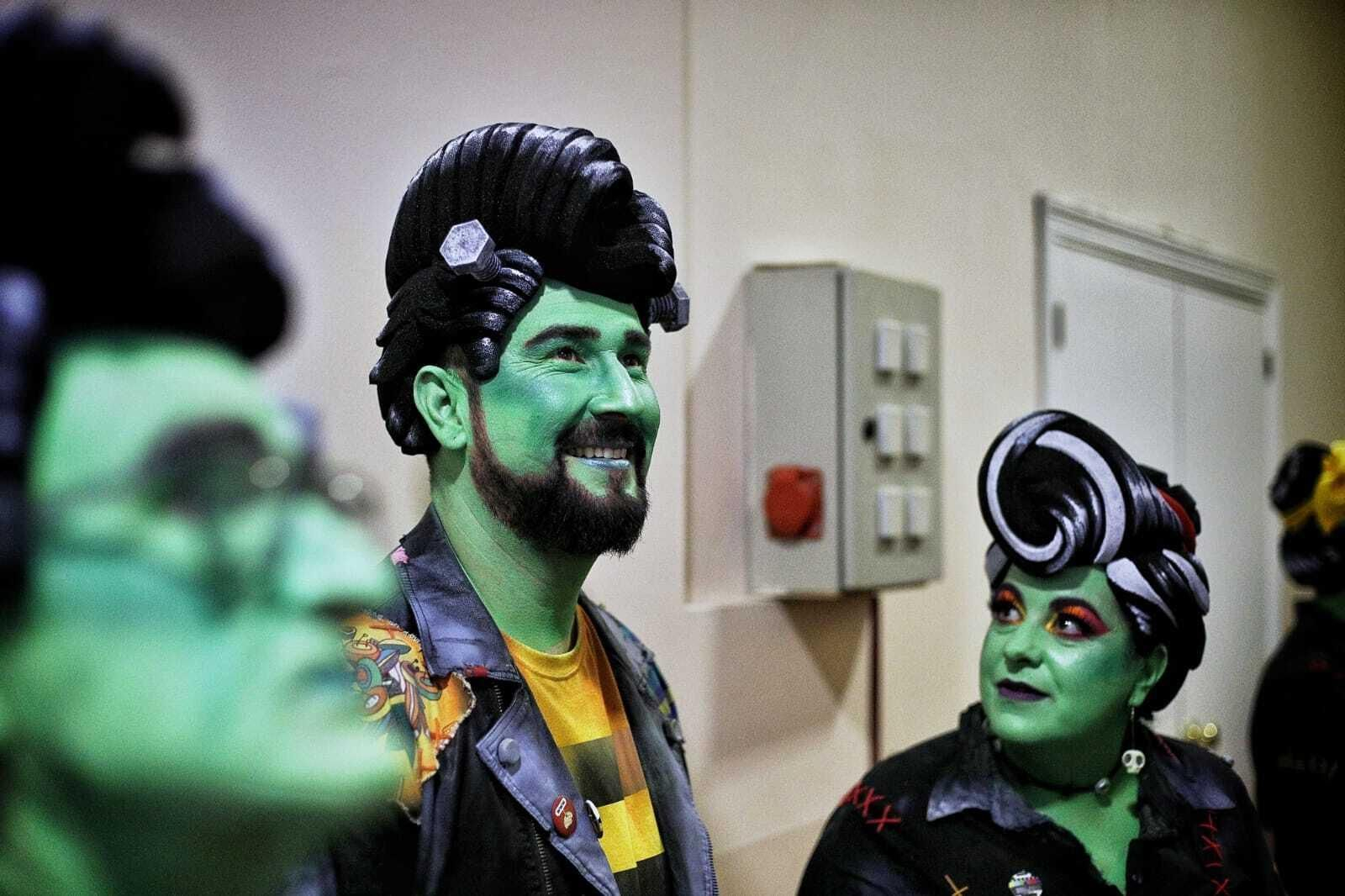 Coro Vive! en camerinos