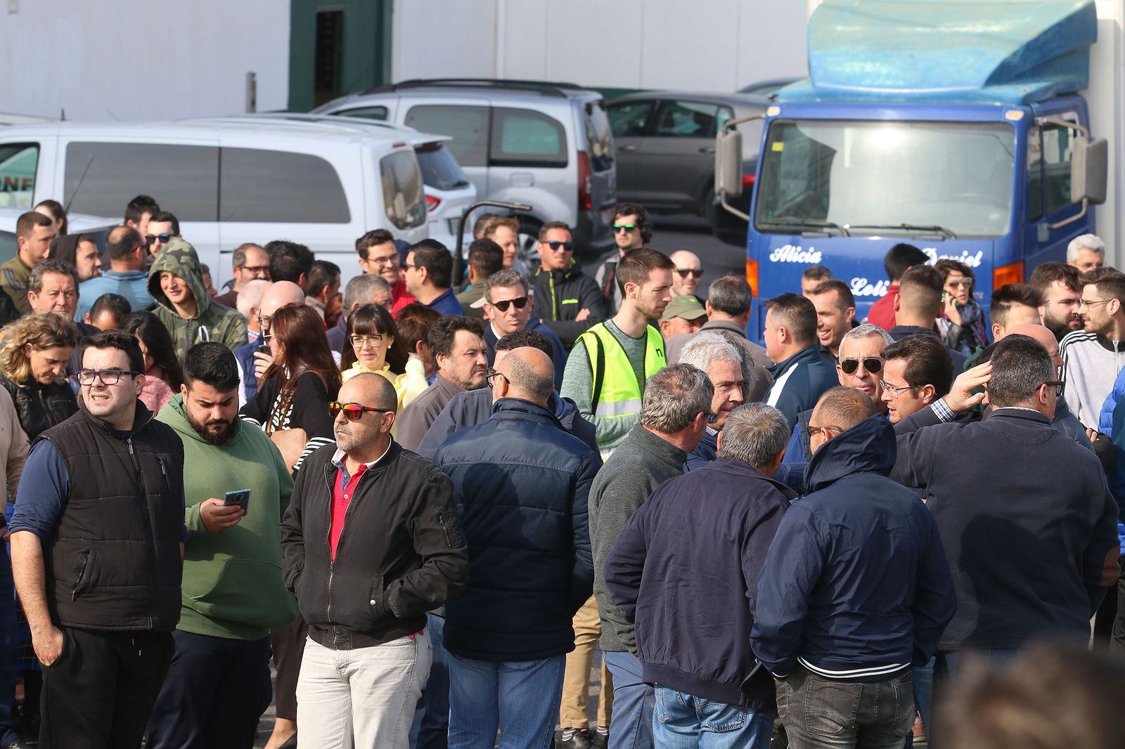 Las imágenes de la manifestación de agricultores