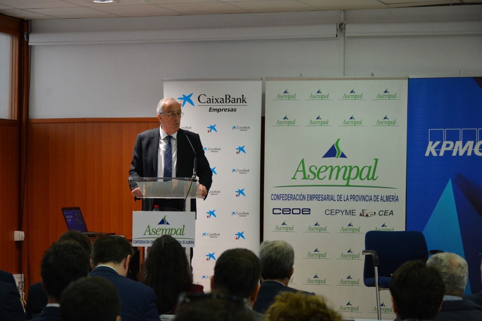 José Cano, presidente de Asempal, durante su intervención.