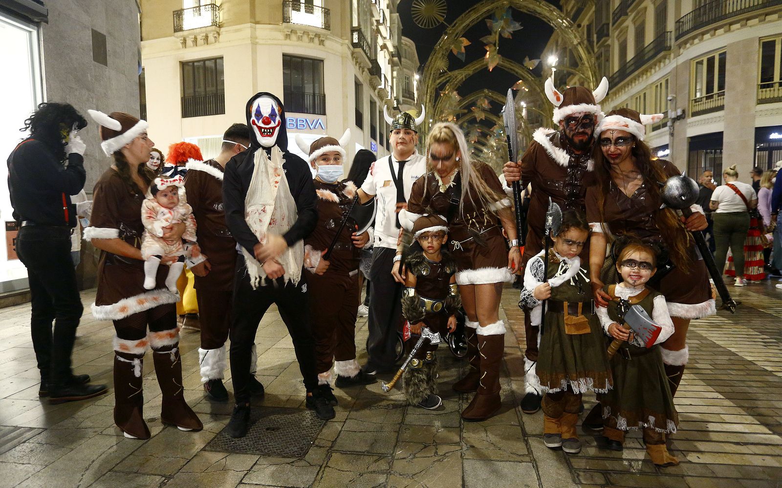 Las fotos de la noche de Halloween en Málaga