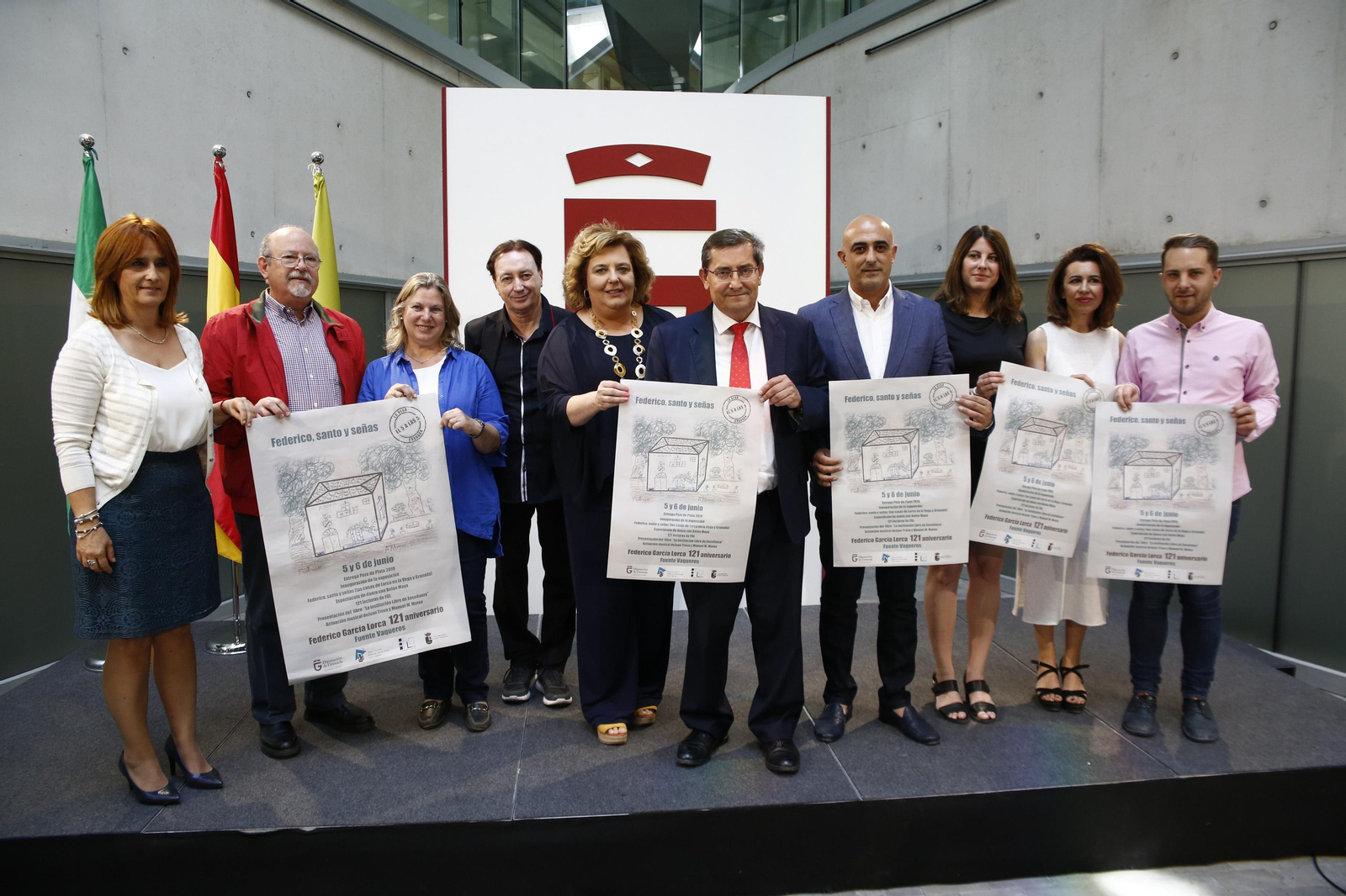 Presentación de las actividades del 5 a las 5 en la Diputación provincial.