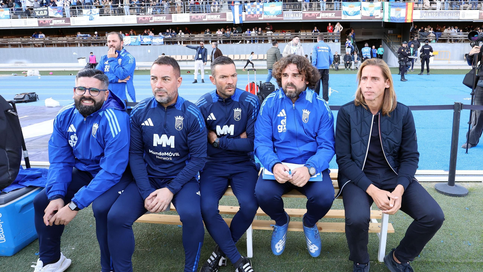 Imágenes del derbi entre Xerez CD y Xerez DFC en Chapín