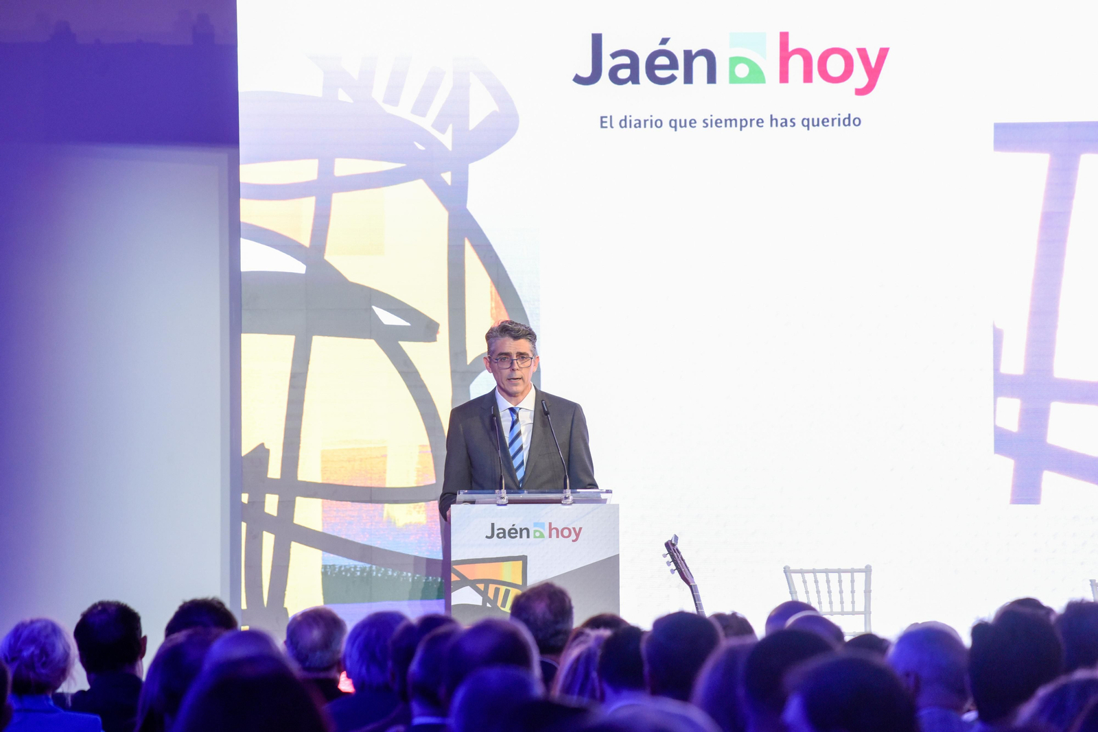 Acto de inauguración del nuevo periódico del Grupo Joly, Jaén hoy