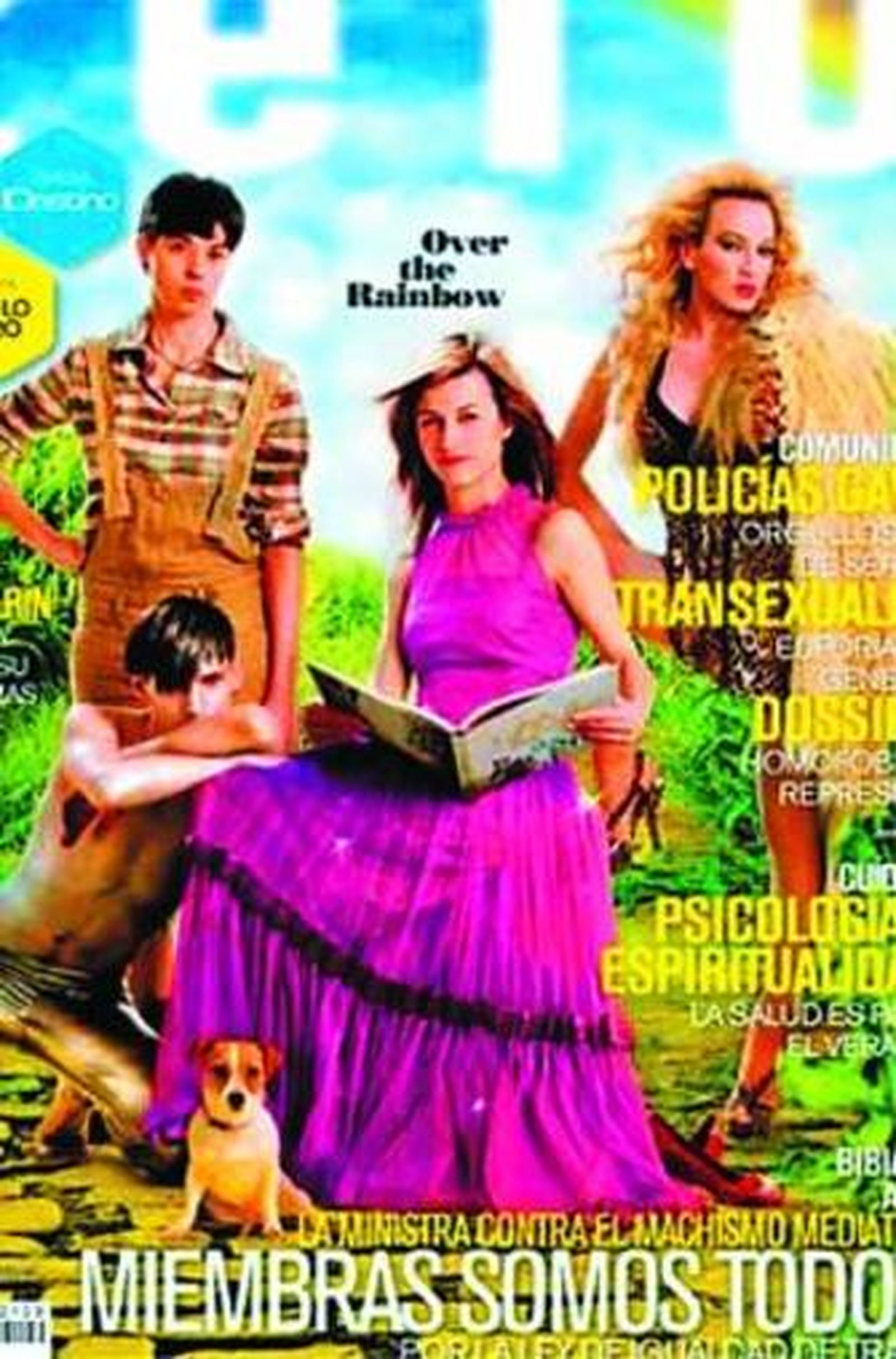 La ministra Bibiana Aído protagoniza la portada de la revista 'Zero'