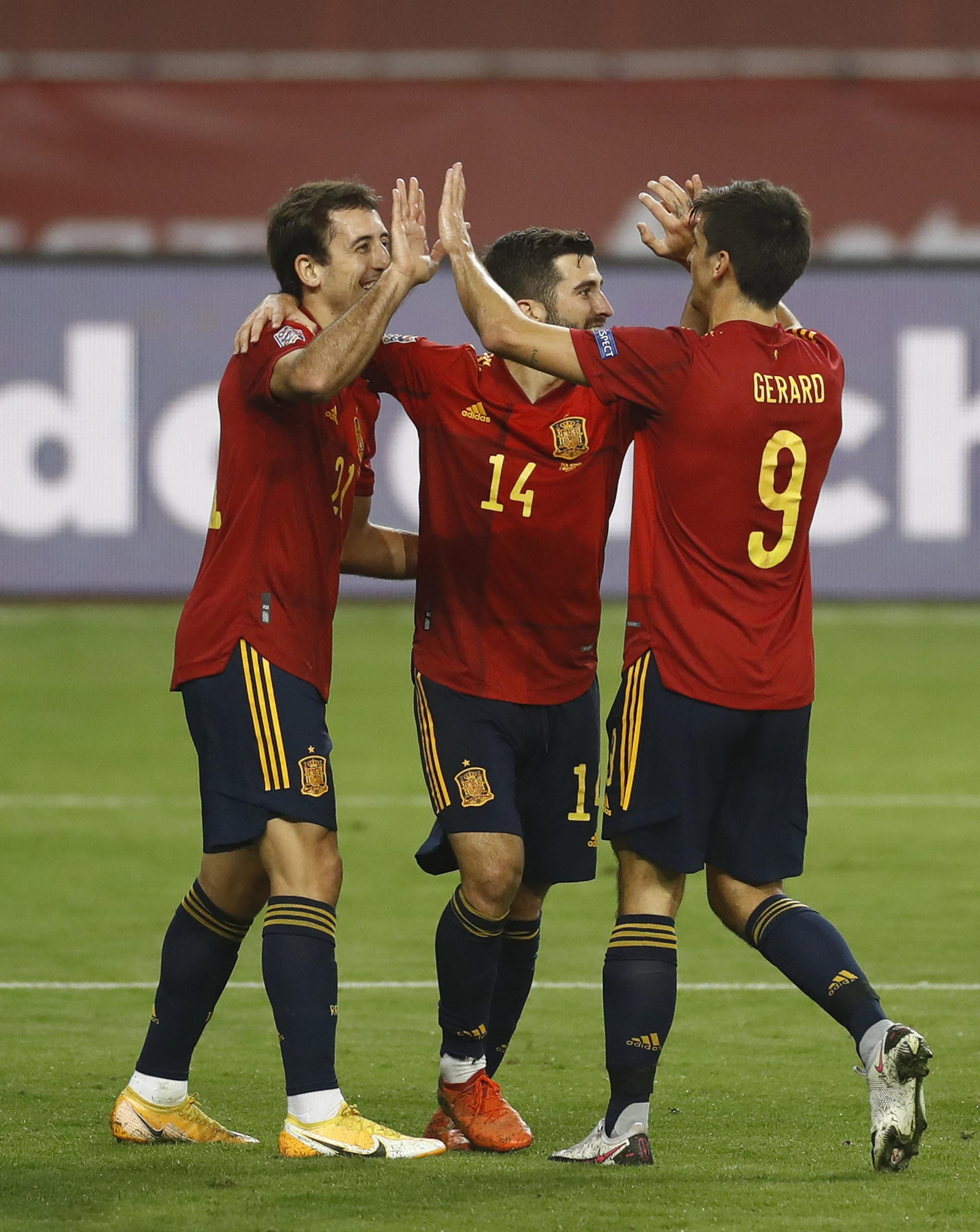 España-Alemania, en imágenes