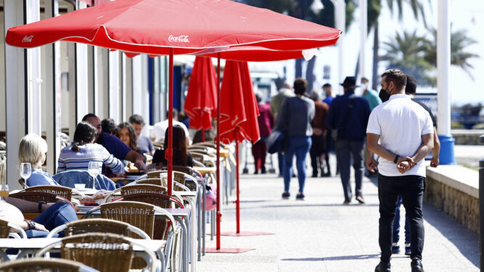 Terrazas en Pedregalejo.