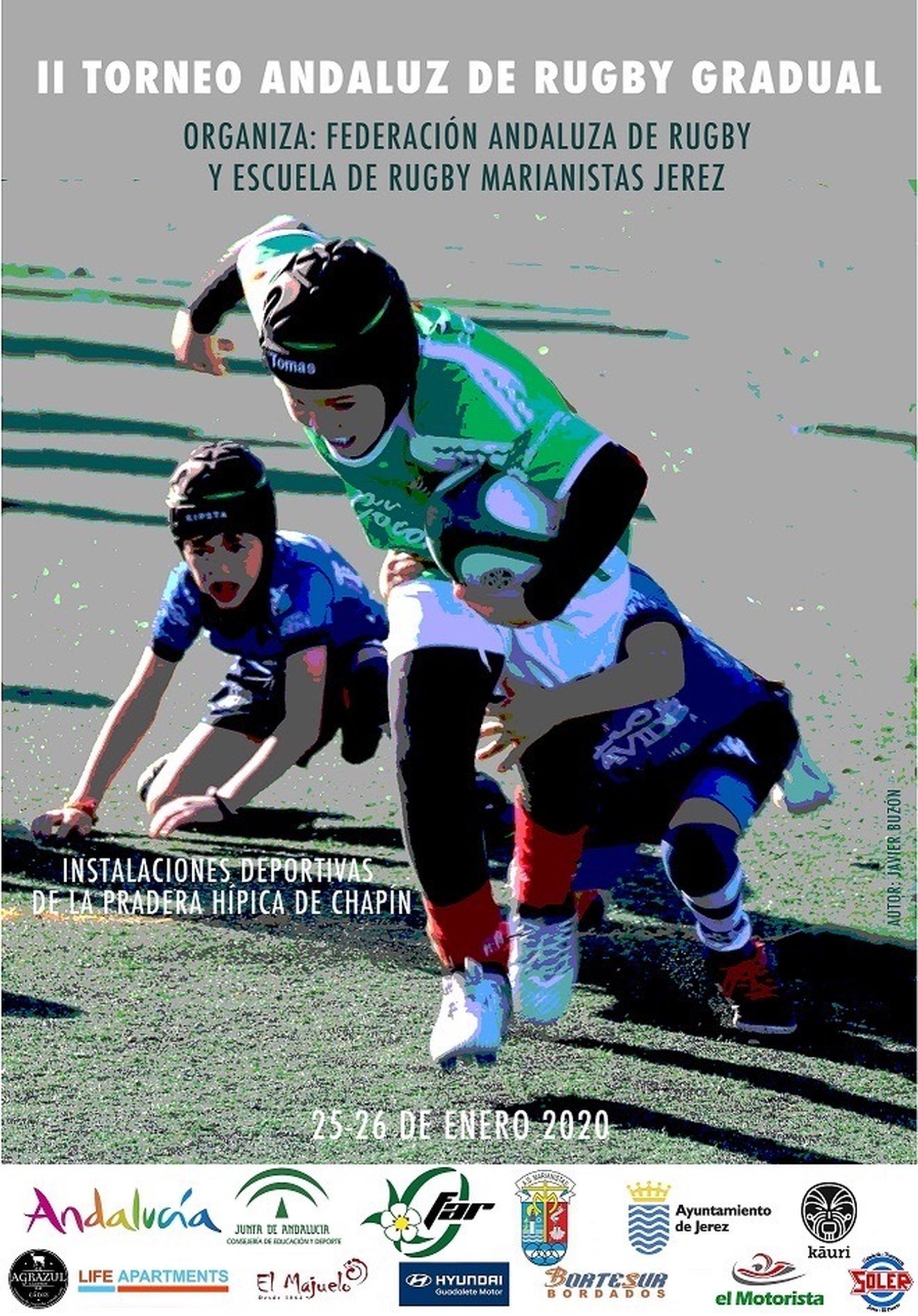 Cartel del Torneo Andaluz de Rugby Gradual.