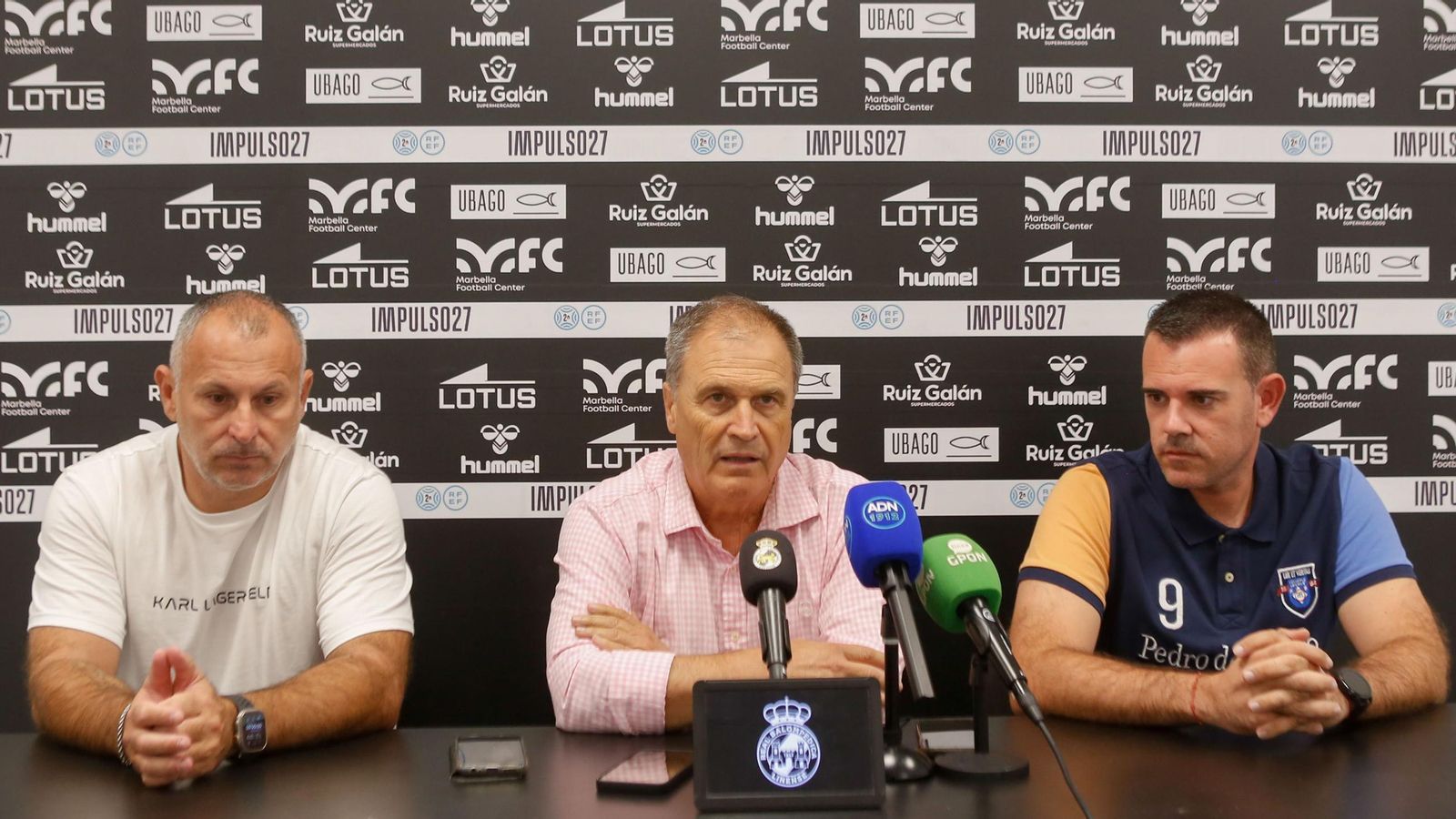 Javi Moreno, Mario Galán y José María García Javi Moreno, Mario Galán y José María García