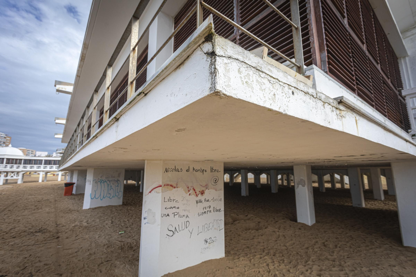 Mal estado del Balneario de la Palma
