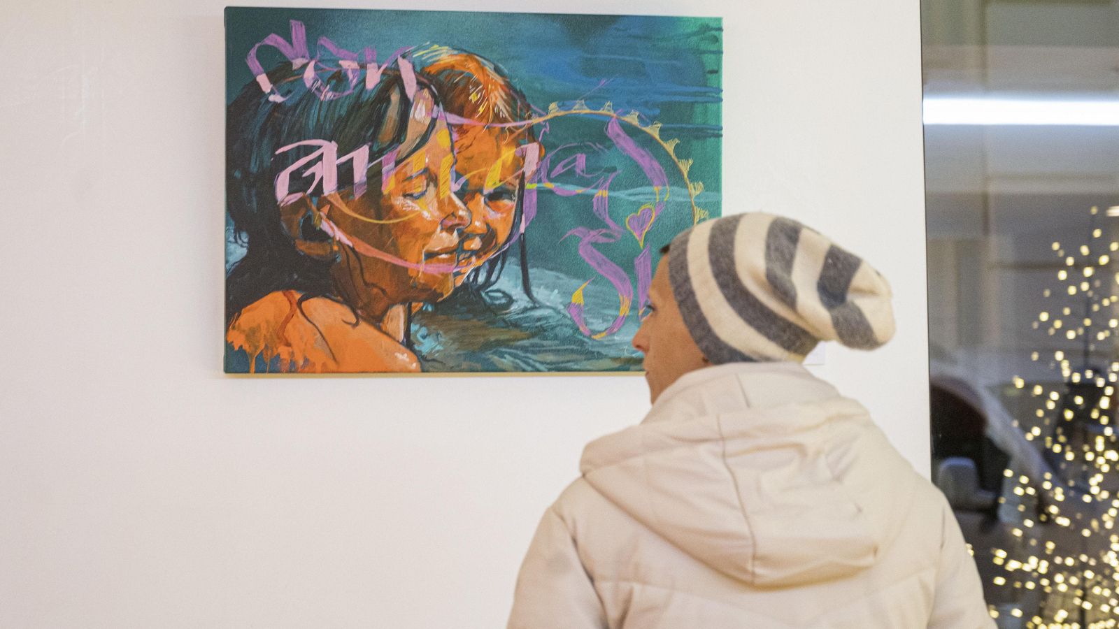 Uno de los cuadros que puede verse en la muestra.