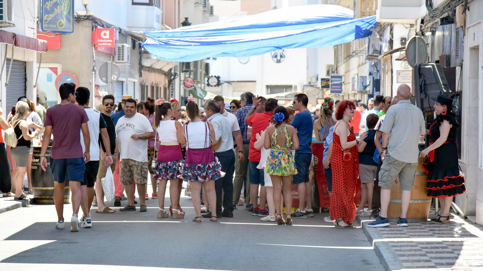Domingo rociero de  la Linea de la Concepción en imagenes