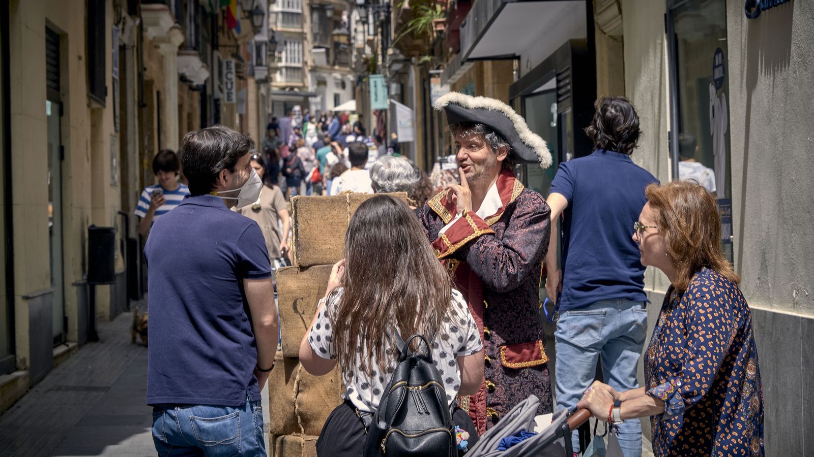 Una de las actividades lúdicas realizadas por Cádiz Centro Comercial Abierto.