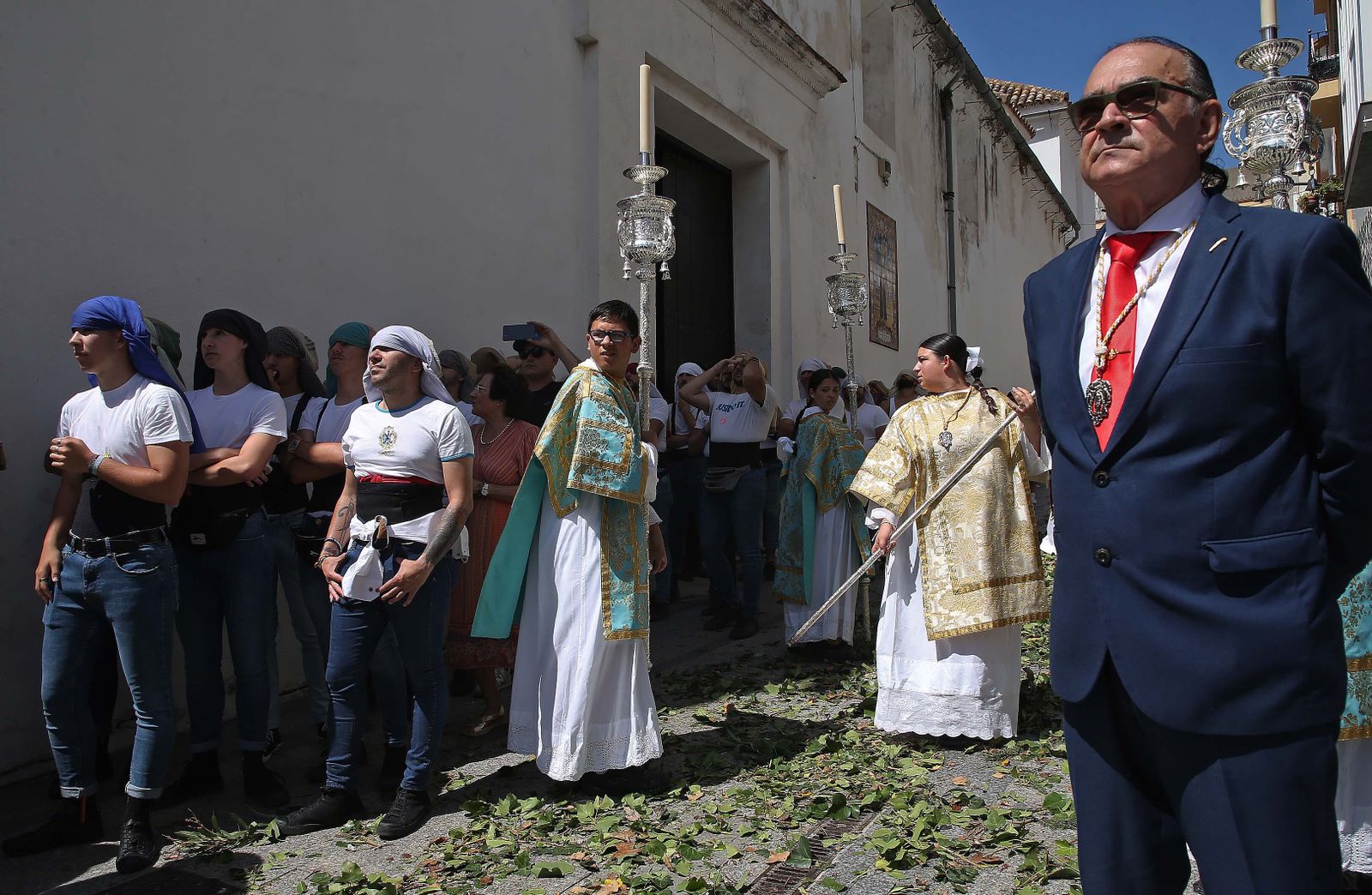 Las imágenes de la  celebración del Corpus Christi en Algeciras