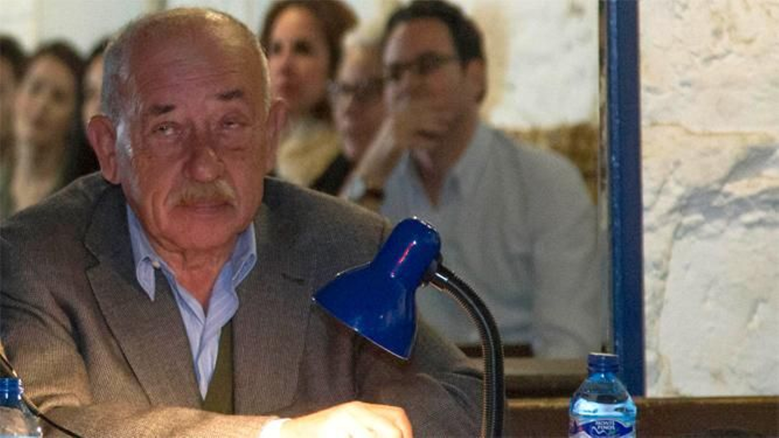 Antonio Zoido, durante un acto en La Carbonería.