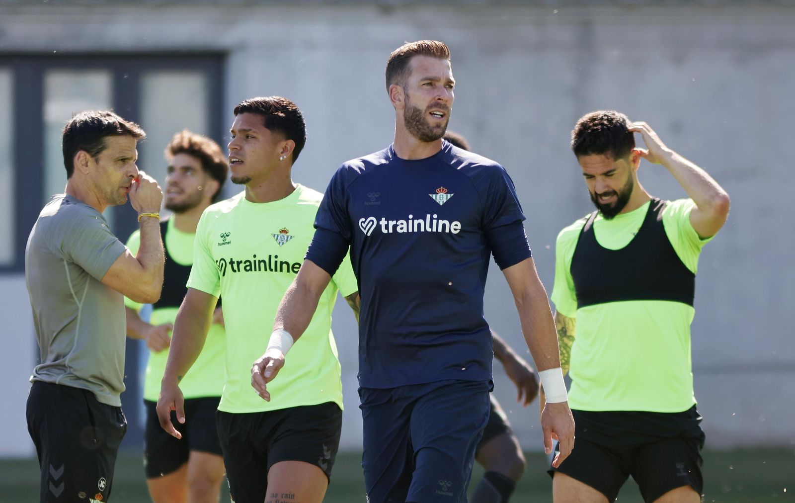 Las imágenes del entrenamiento del Betis