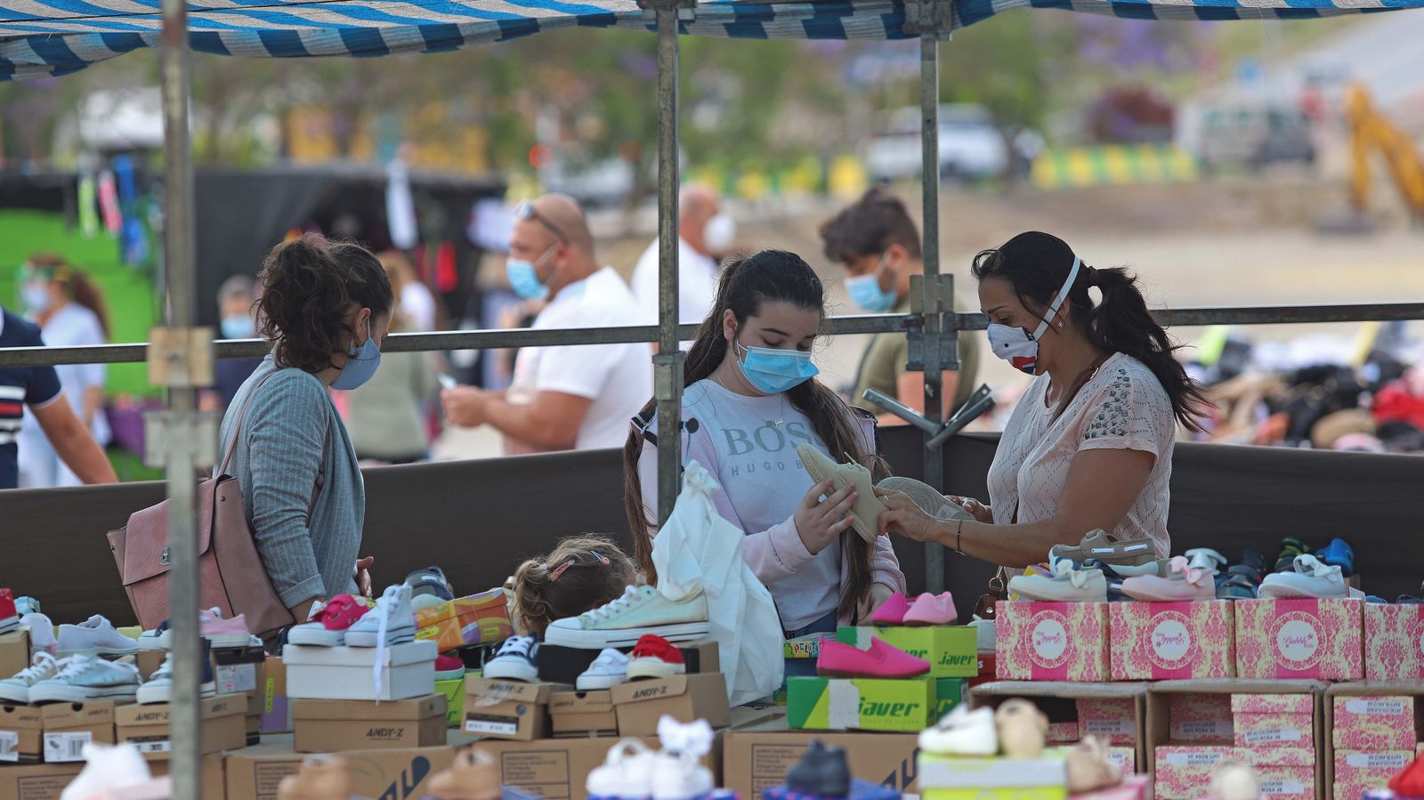 Reapertura del mercadillo de Los Barrios