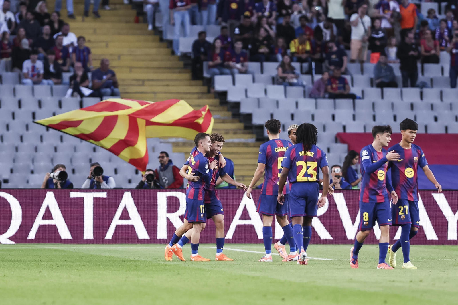 Las fotos del Barcelona-Olympiacos