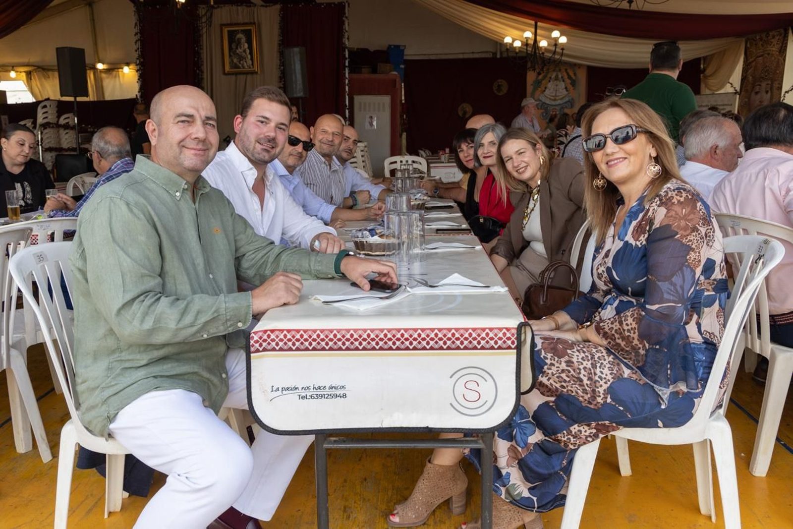 Las comidas de empresa se suceden en la Feria de San Lucas
