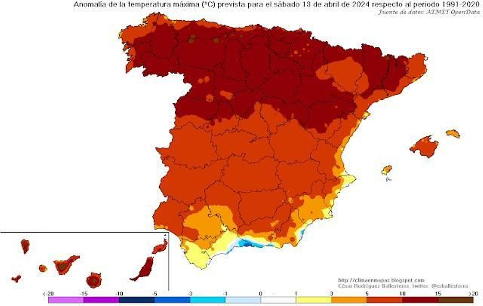 Aire africano seco y cálido: episodio de temperaturas excepcionalmente altas llega a toda España