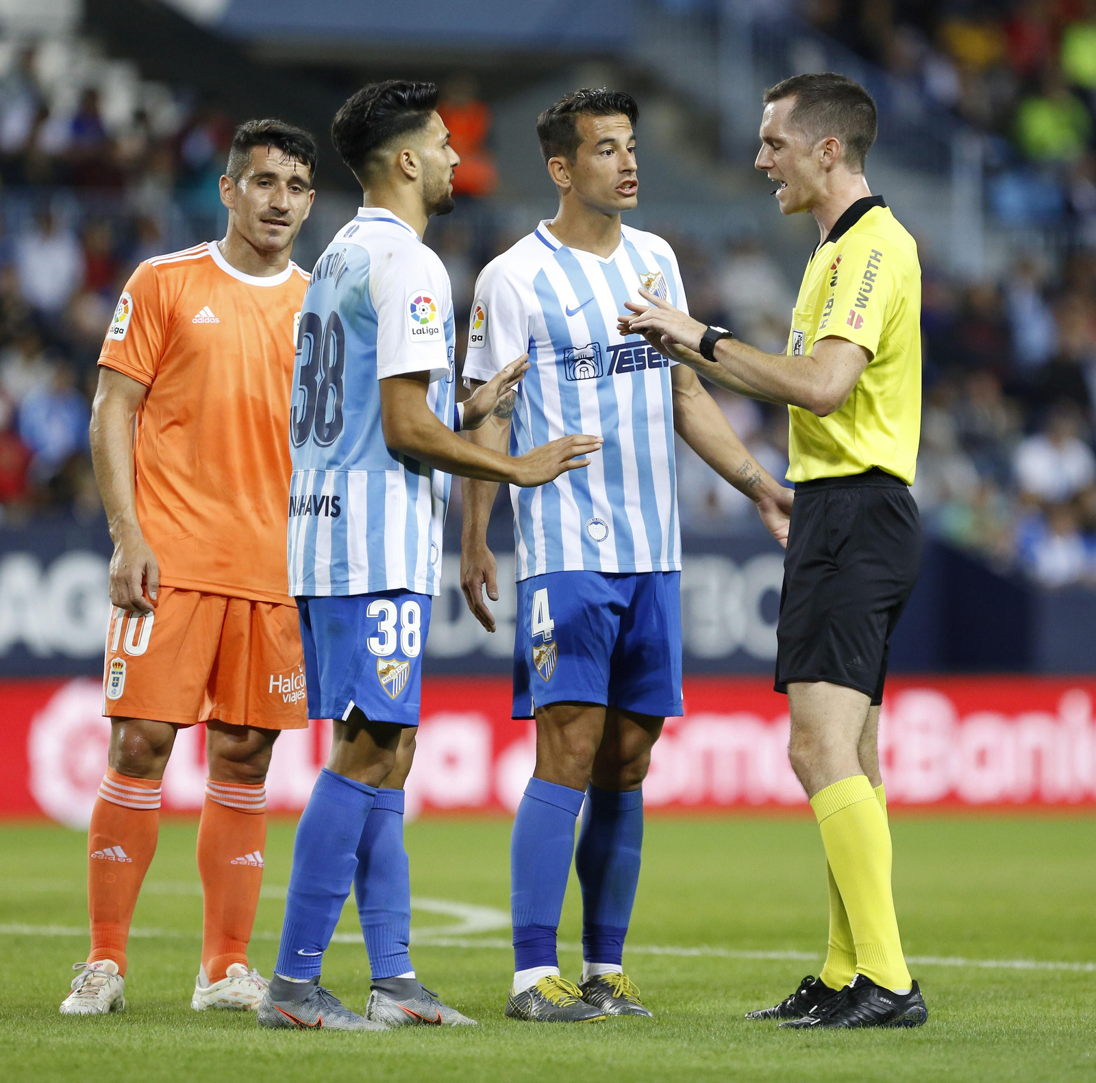 El Málaga CF-Real Oviedo, en fotos