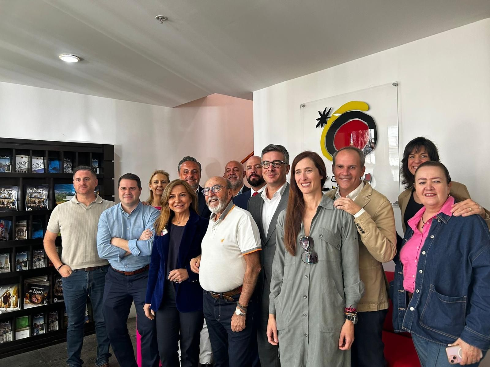 Delegación sevillana en México.