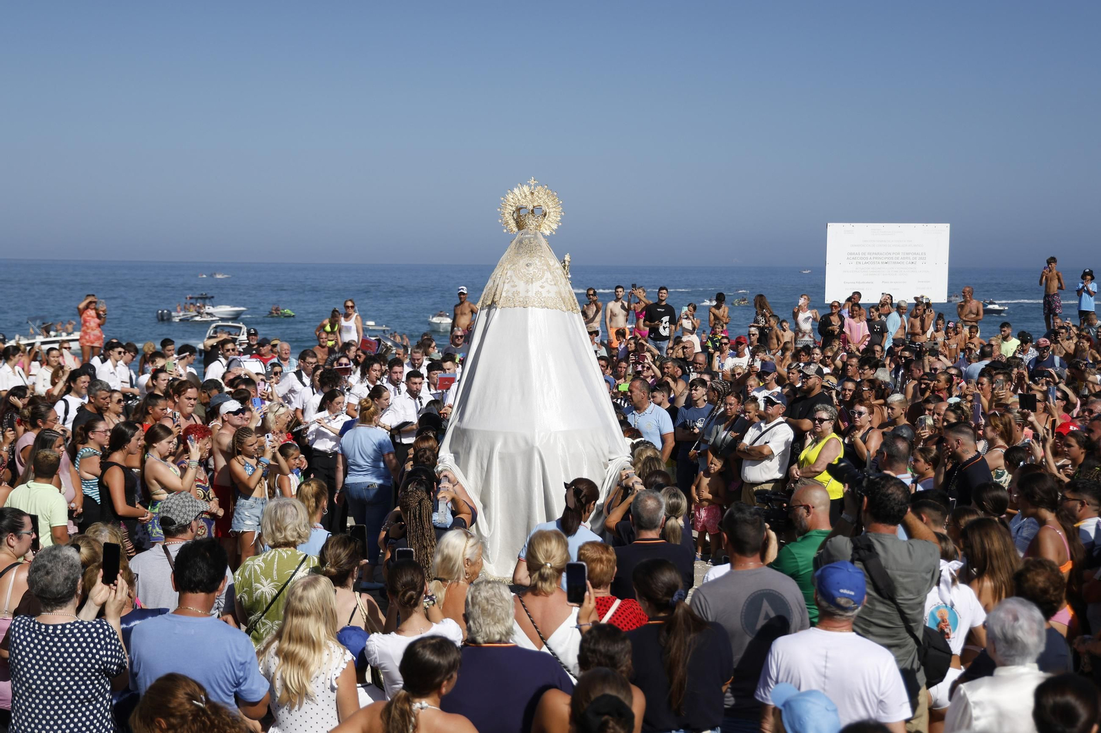 Fotos de la procesión de la Virgen del Carmen en La Línea