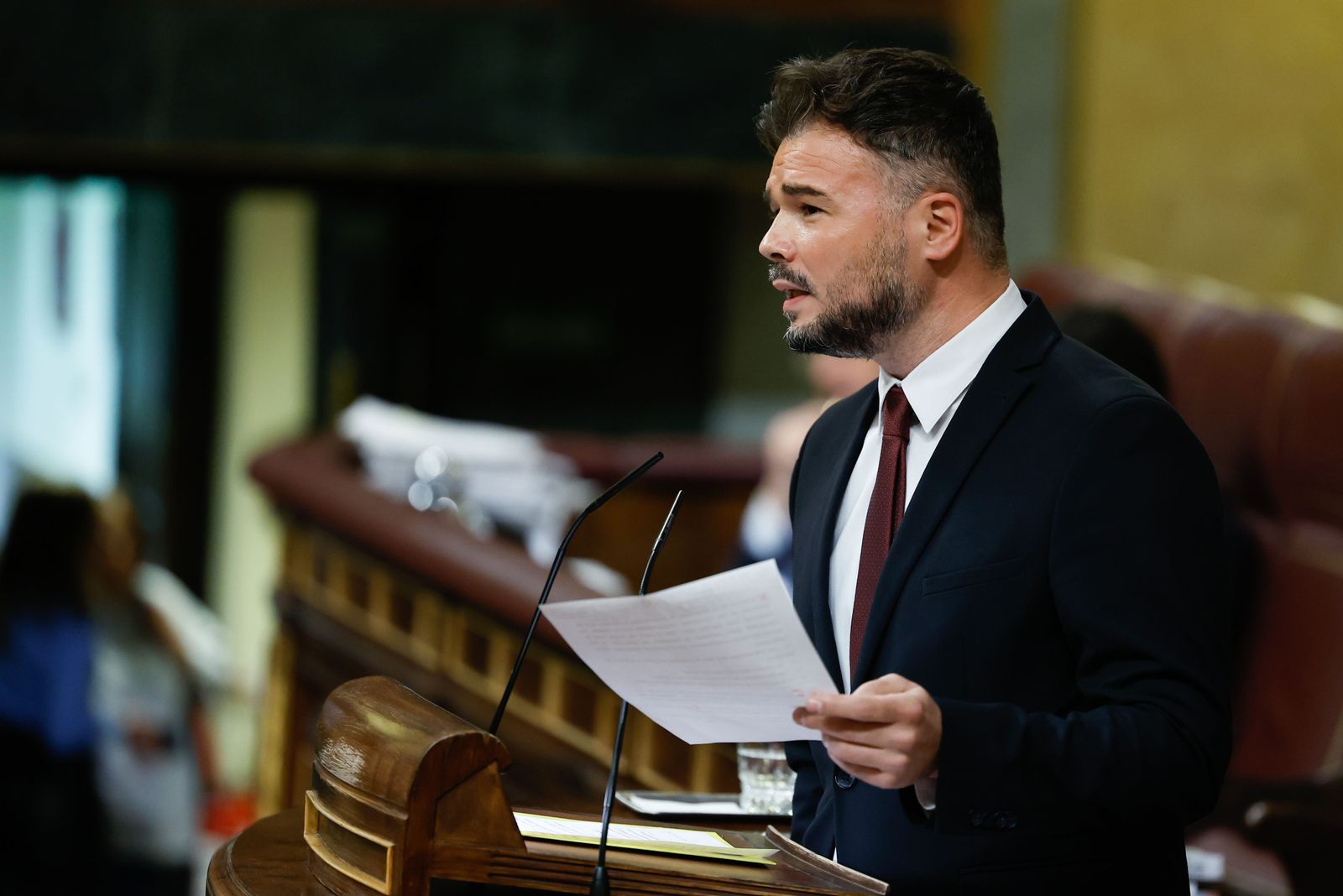 Gabriel Rufián, en el Congreso