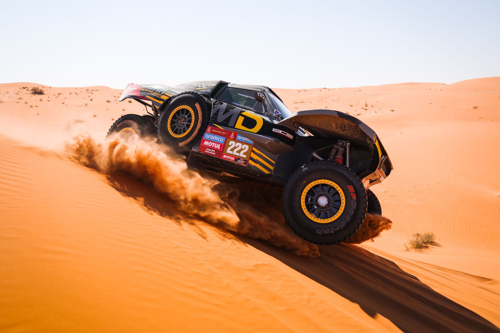 Las espectaculares imágenes del Dakar por las dunas