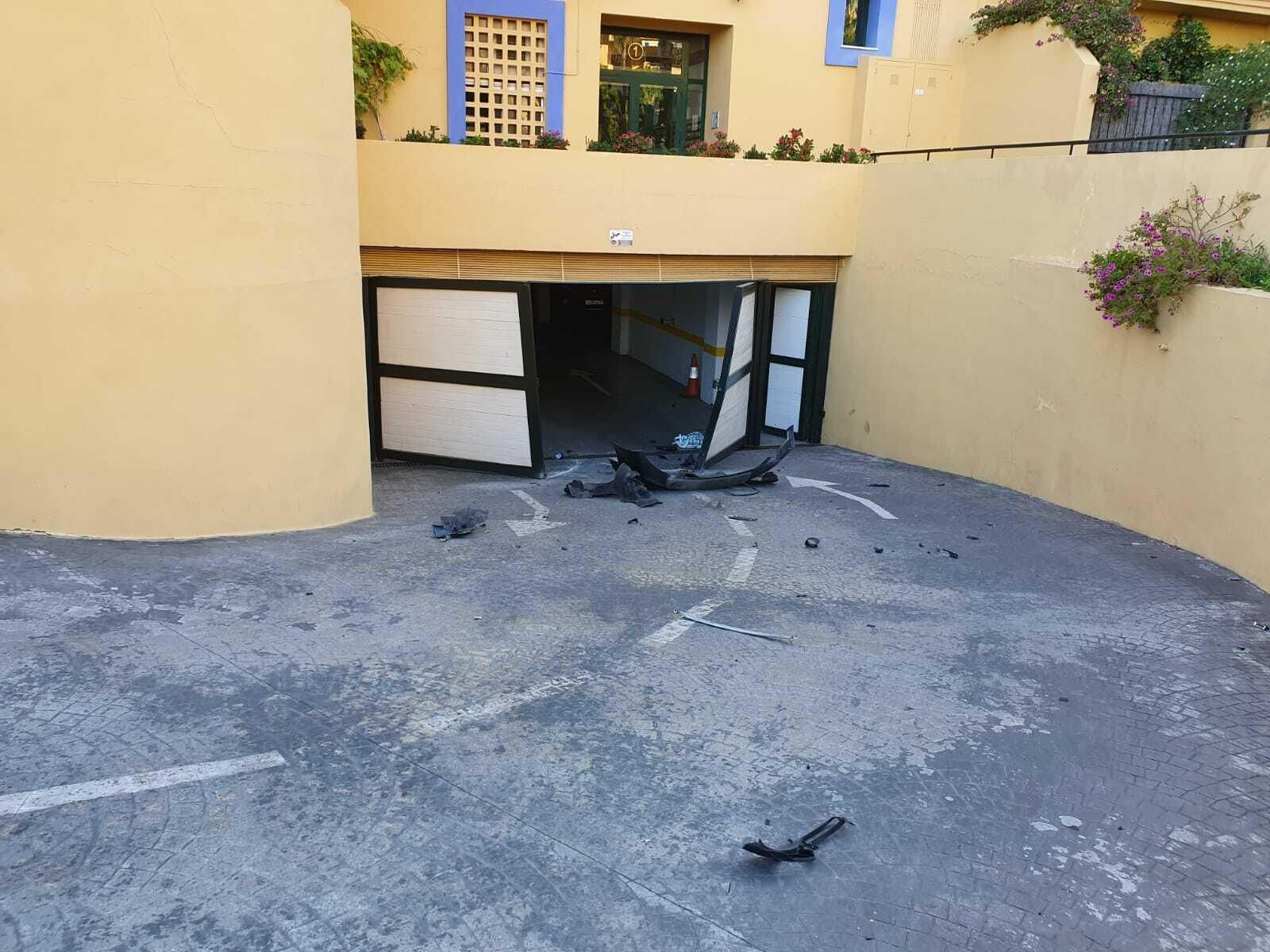 Fotos del accidente de un vehículo con un niño de 12 años al volante en San Pedro