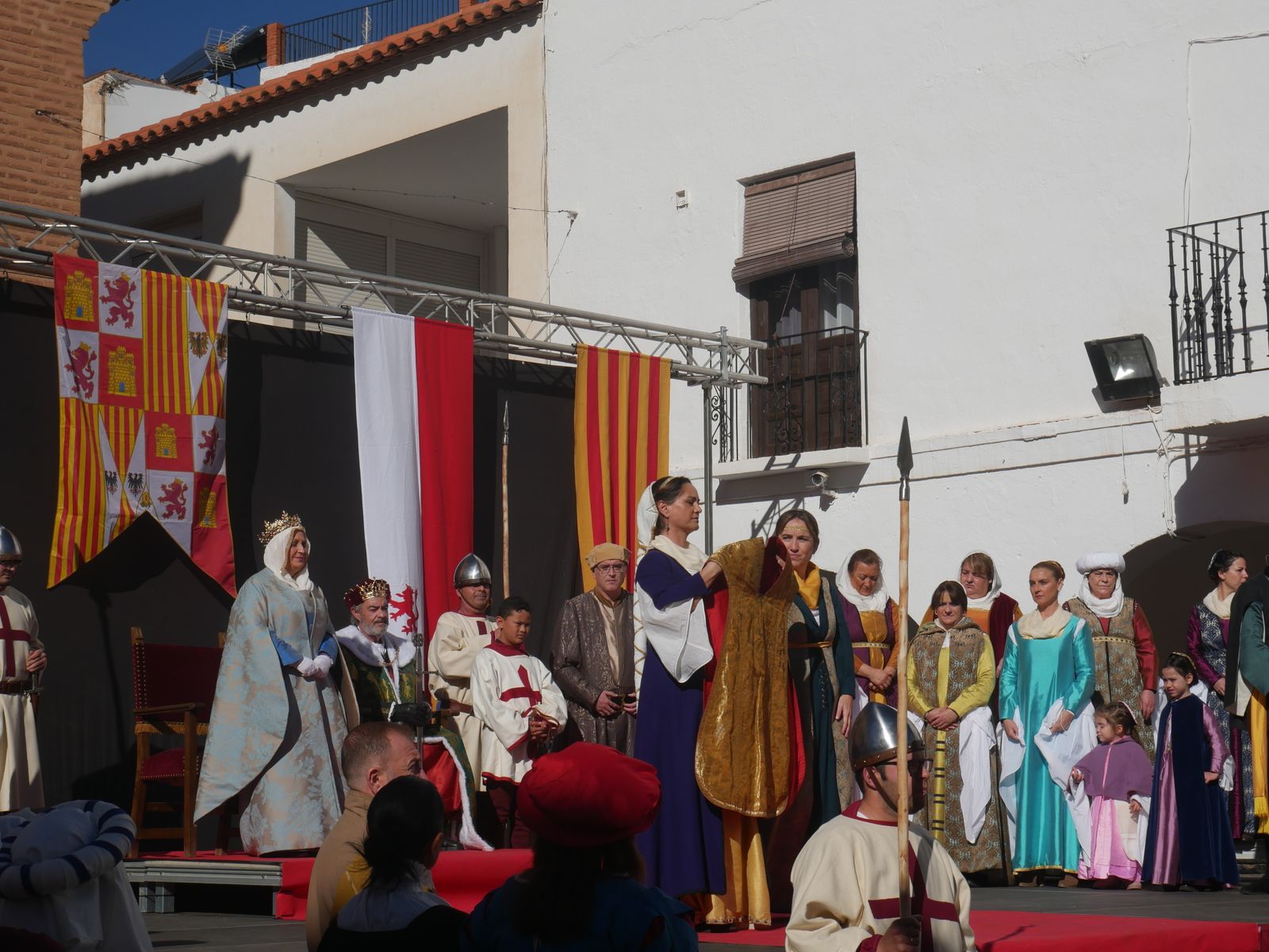 Imágenes de la "visita de los Reyes Católicos" a Fiñana