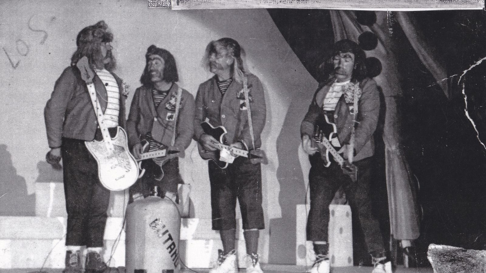 'Los beatles de pueblo', cuarteto de Manuel de Agustín 'El Carota'.