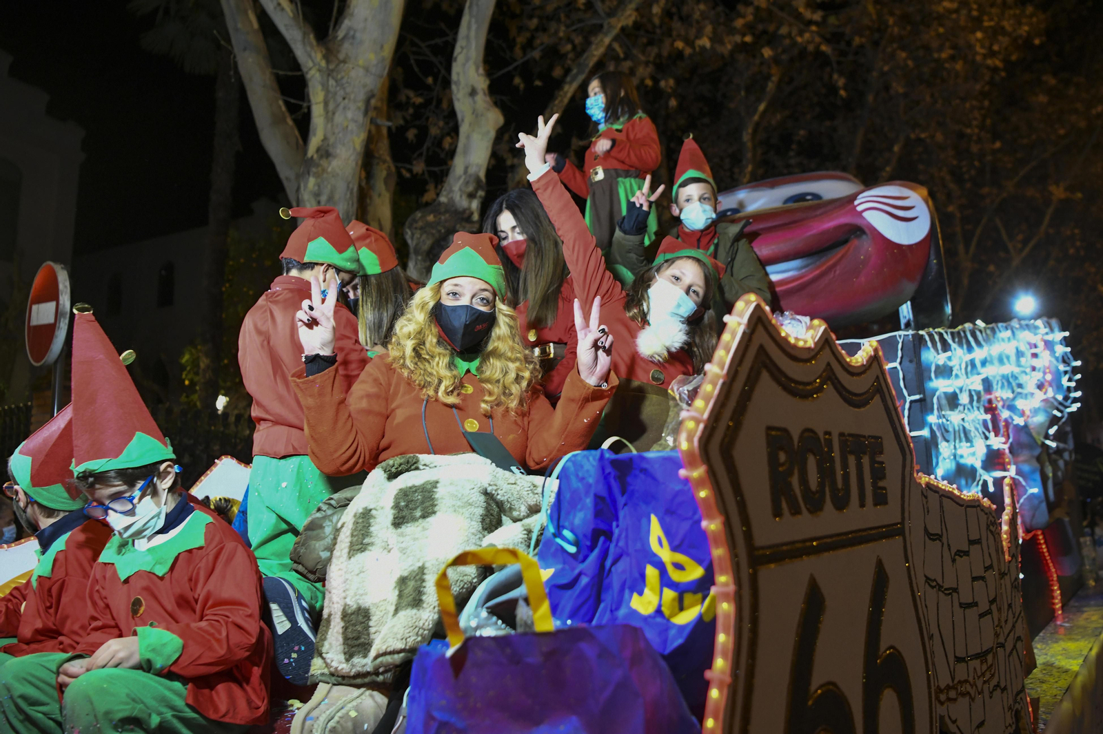 Fotos de la cabalgata de Reyes Magos de Granada 2022